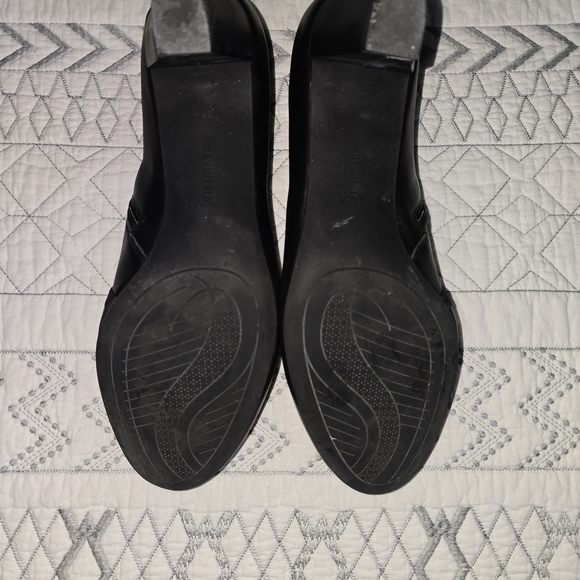 David Tate Aruba Black Leather Ankle Booties Size 11 - Picture 7 of 8